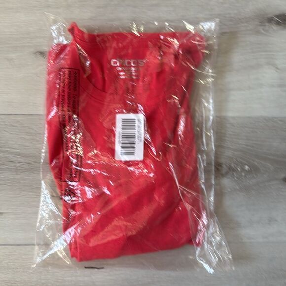 Chico’s Jewel Neck Elbow Tee size 1 in Watermelon Punch NWT in packaging - Picture 2 of 4